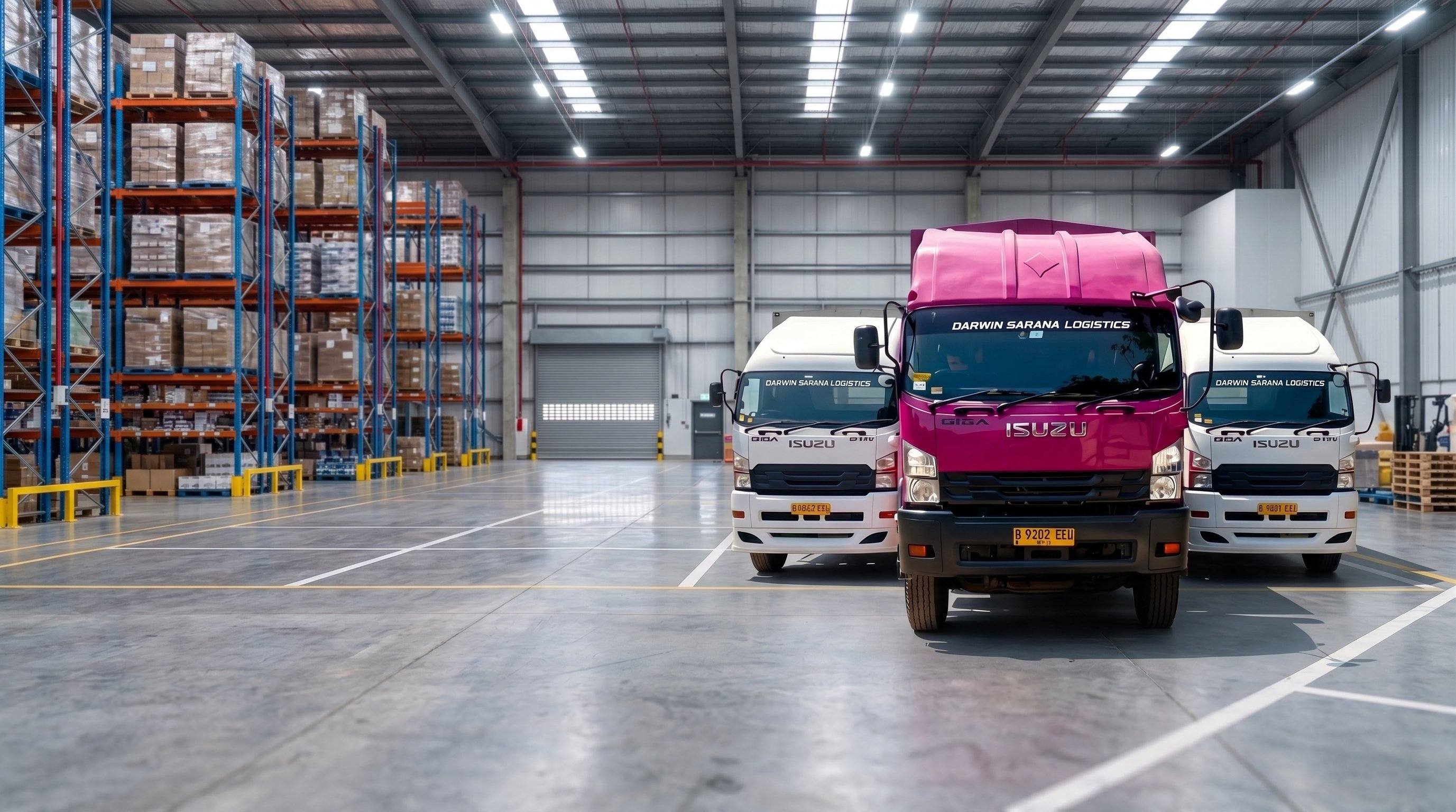 Logistik Truk PT Darwin Sarana Logistic